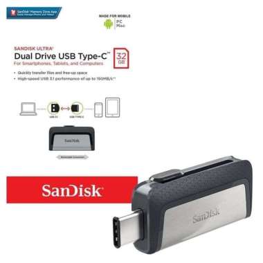 Flashdisk Sandisk Otg Type C 32GB / FD / Flash Disk / USB Drive