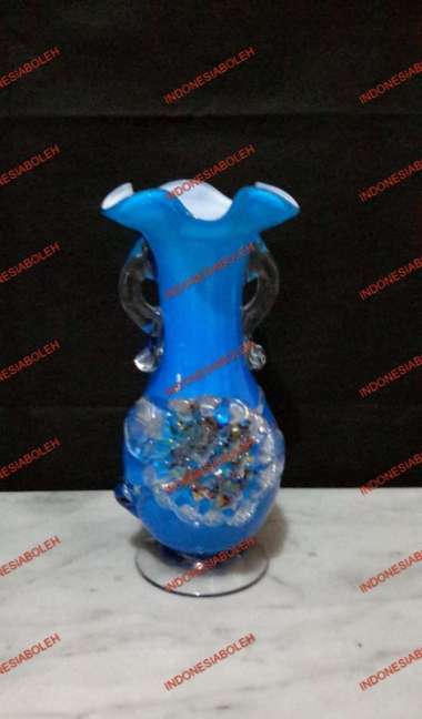 Vas Bunga Mawar Biru Vintage Bergaya Eropa
