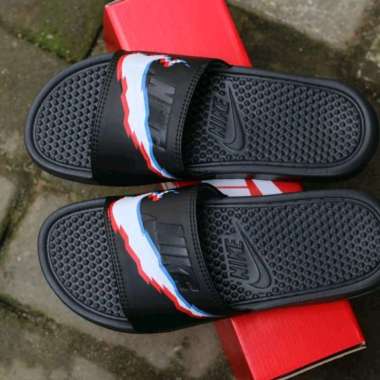 all black nike sandals