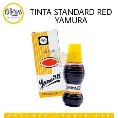 TINTA STANDARD YAMURA / TINTA STEMPEL / TINTA ISI STEMPEL / TINTA ISI ULANG STEMPEL MERAH 003490