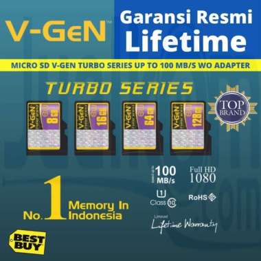 V-GEN MICRO SD 128 GB TURBO CLASS 10 VGEN MICRO SD 128GB MEMORY CARD