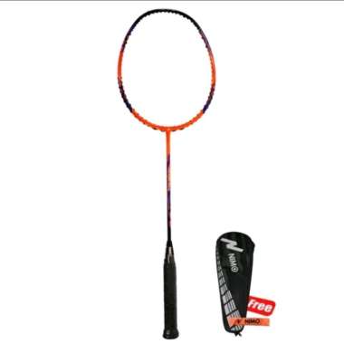 Original NIMO Raket Badminton IKON 200 Orange IKON200 Free Tas Plus Grip - Langsung dikirim Sekarang