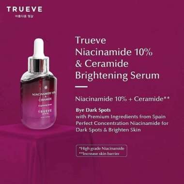 Trueve Serum Niacinamide 10% & CERAMIDE Brightening Serum Trueve Truve Niacinamide 30 ML