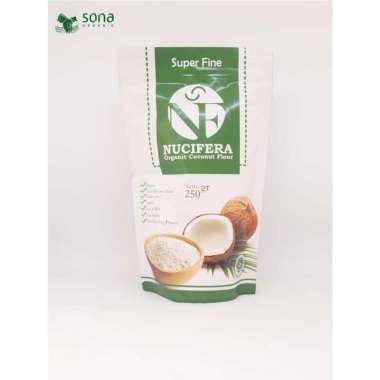 nucifera organic coconut flour - tepung kelapa 250gr
