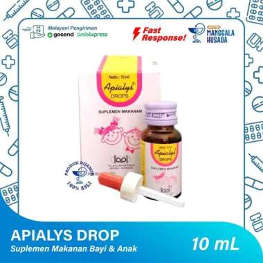 APIALYS DROPS 10 ML SUPLEMEN MAKANAN BAYI DAN ANAK 400 GR