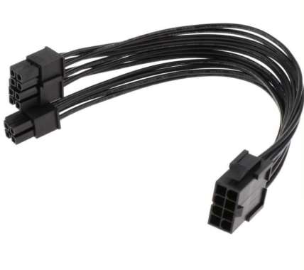 Kabel Adapter 8 pin to 4 plus 8 pin ATX for CPU Premium Quality