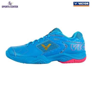 Sepatu Badminton Victor P 9200 / P9200 / P-9200 TD FQ 45 Light Blue