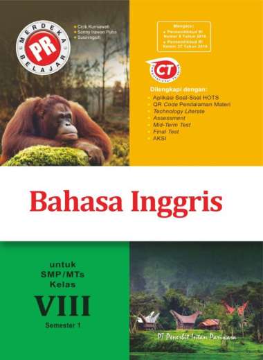 LKS PR Bahasa Inggris Semester 1 Kelas 8 SMP MTS Edisi Revisi Terbaru - Intan Pariwara