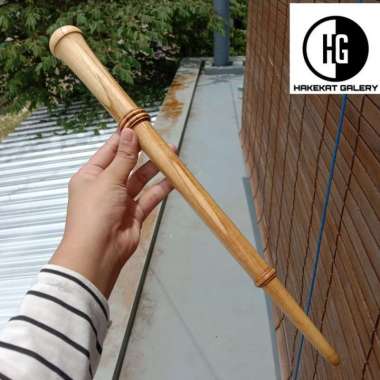 tongkat komando kayu galih kelor emas D725