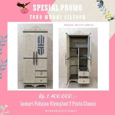 lemari Pakaian olymplast 2 Pintu classic ( free ongkir Cilegon Serang)sebelum beli cek deskripsi /ch