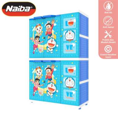 NAIBA Lemari Mega MSC Premium Susun Doraemon