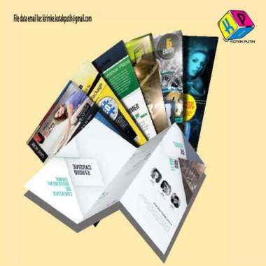 Cetak Murah Brosur A3 (2 Sisi) Art Paper 120 gr / 1000 lbr Pes.an.muda