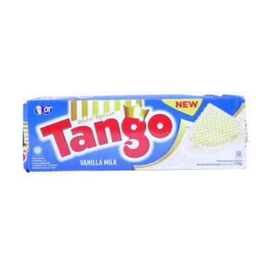 Promo Harga Tango Wafer Vanilla Milk 176 gr - Blibli
