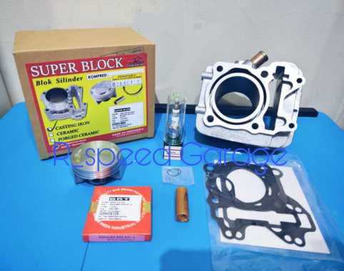 BLOK CAST IRON & FORGED PISTON BRT VARIO 150 PCX 150 ADV 150 62.00 PISTON MENTAH