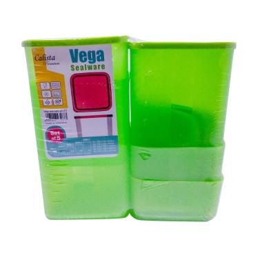 Calista Vega Sealware Toples [5 pcs] hijau kristal