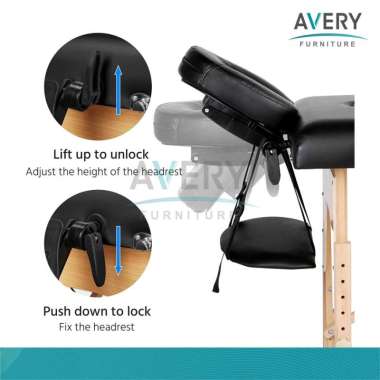 Avery - FMT 001 - Spa Folding Bed / Folding Bed Facial BROWN