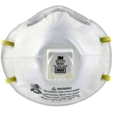 Masker 3M N95 8210V Headloop 100% Original with Valve ada Katup 8210