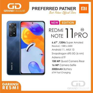 Hp Redmi Note 11 Pro 5G 8/128 8/256GB ATLANTIC BLUE
