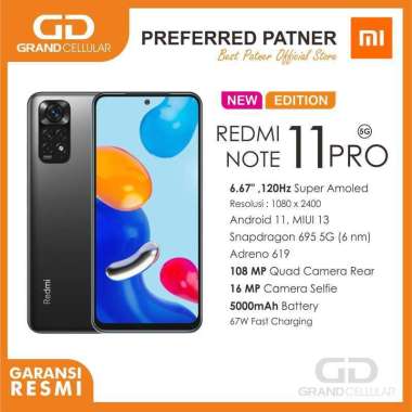 Hp Redmi Note 11 Pro 5G 8/128 8/256GB GRAPHITE GREY