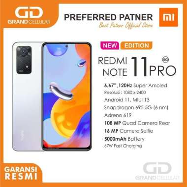 Hp Redmi Note 11 Pro 5G 8/128 8/256GB POLAR WHITE
