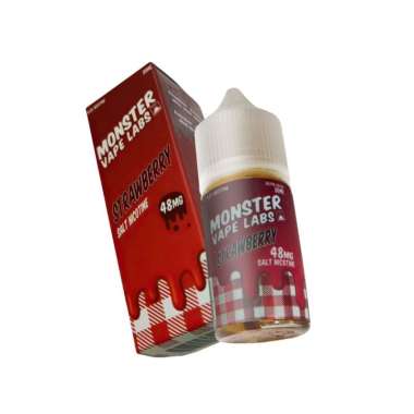 Salt Monster Vape Labs Strawberry Jam 24mg 48mg 30ml Liquid Vape Saltnic 24mg