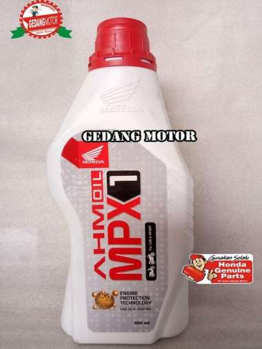 OLI MOTOR OLI MPX 1 800ml OLI AHM UNTUK SEPEDA NON MATIC BEBEK