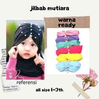 Jilbab Anak Mutiara Merah
