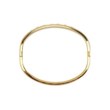 1901 Jewelry Gelang Oval Berlian Swarovski Lapis Emas Gold
