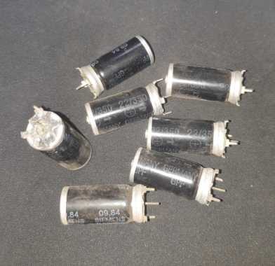 Elco Capacitor 22uf 350v Siemens Germany Original Vintage Antik