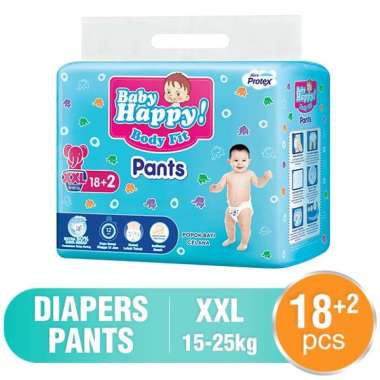 Promo Harga Baby Happy Body Fit Pants XXL18 18 pcs - Blibli