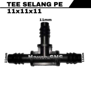 TEE / T KONEKTOR / TEE KONEKTOR SELANG 11MM