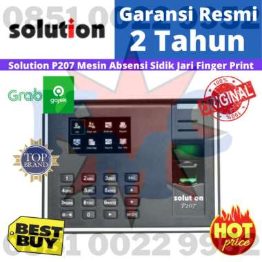 Solution P207 Mesin Absensi Sidik Jari Finger Print
