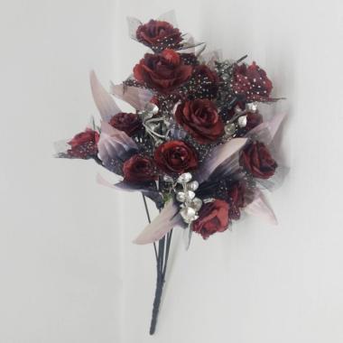 Decora Living Mh1 Mawar Merah Hitam Artificial Flower