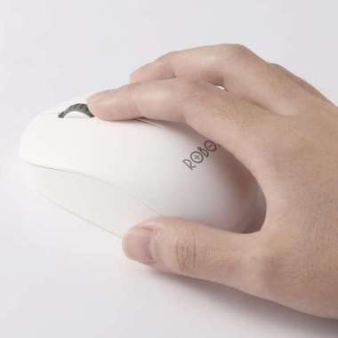 Mouse Wireless Robot M210 2.4G Wireless Optical USB Mouse Putih