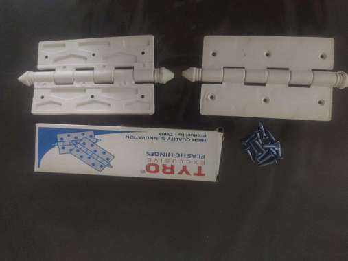 Engsel Pintu Kamar Mandi PVC Plastik ECO Full Set