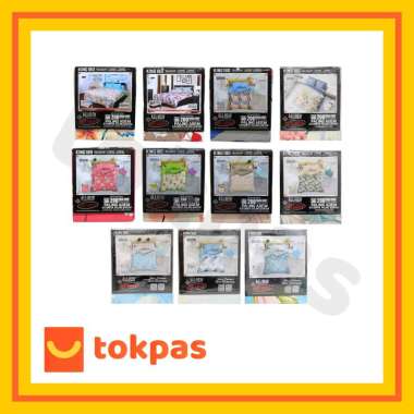 Sprei My Love King All New Size 180 x 200 x 30 cm Seprai Lembut Motif Bunga Coastal