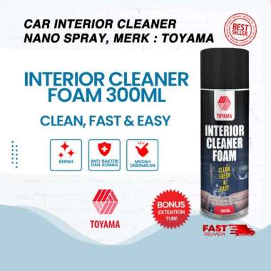 Interior Cleaner Pembersih Dashboard, Pintu, Plafon Mobil Foam 300ml