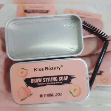 BROW 3D STYLING SOAP KISS BEAUTY NO.68181 PER PCS BROW 3D PEACH