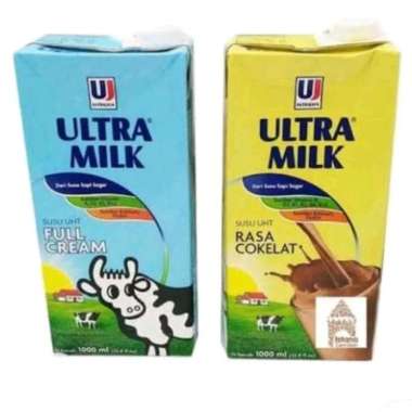 Ultra Jaya Susu Ultra Milk Susu UHT 1000 ml 1 Liter Full Cream