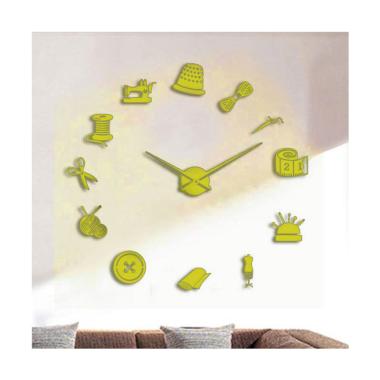 Jual Eds Cartoon Animal Printed Wooden Wall Clock Terbaru Harga