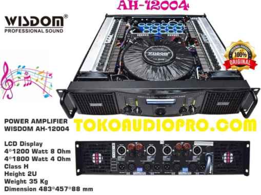 Wisdom AH12004 4-Channel Power Amplifier Multicolor -