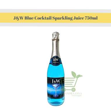 J&W Blue Cocktail Sparkling Juice 750ml