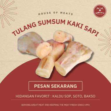 Tulang Sumsum Kaki Sapi Lokal Segar