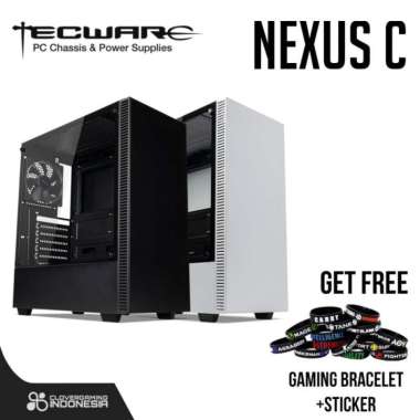 Tecware Nexus C Casing Mid Tower Original Case Computer Hitam