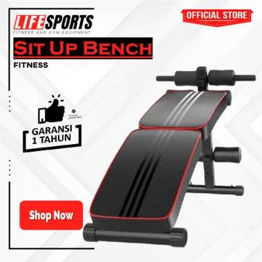 New Alat Kesehatan Olahraga Gym Fitness Sit Up Bench Original Papan Sit Up
