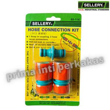 Connector coupling selang air SELLERY isi 3 pcs konektor penyambung