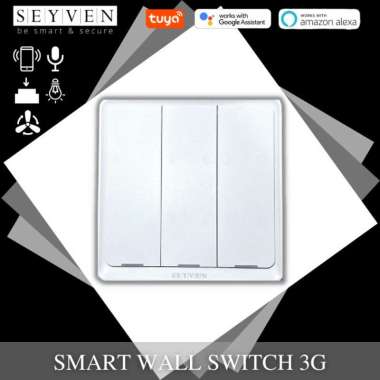 SEYVEN SMART HOME ZIGBEE WALL SWITCH TUYA 3 GANG