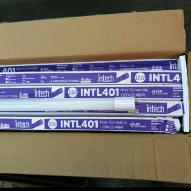 intech lampu tl led 120 cm t8 18 watt/lampu tl led t8 120 cm 18 wattt