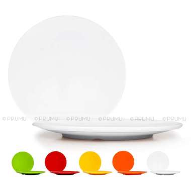 Piring Kecil Melamin 6 inch - Piring Kue - Piring Ceper - Piring Datar - Piring Bulan - Piring Saji 