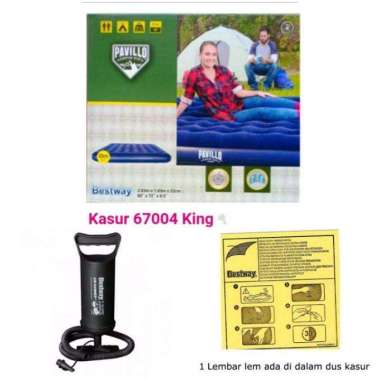 TERMURAH !! Ready Stock Kasur Angin BESTWAY KING / Kasur Pompa / Kasur Tiup / Kasur Tenda / Camping 